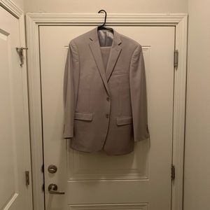 Calvin Klein light grey suit 38R